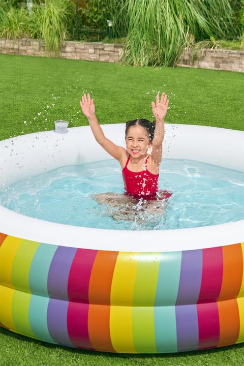 Actual product image Bestway Family Pool Rainbow Dreams™ Ø 206 x 51 cm
