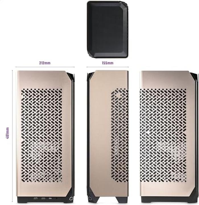 Productafbeelding Cooler Master Coolermaster Ncore 100 Max Brons - M-Itx (ITX)