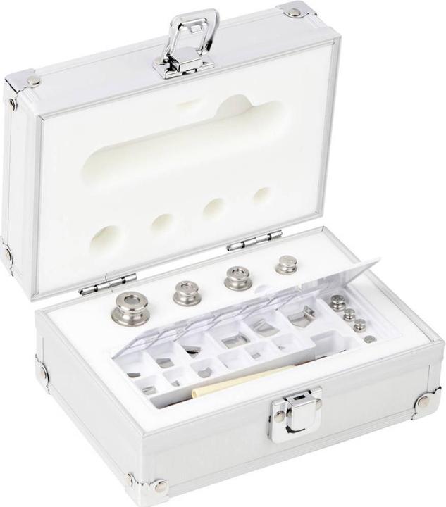 Produktbild Kern M1 1 mg - 50 g Gewichtsatz im Aluminiumetui Edelstahl feingedreht