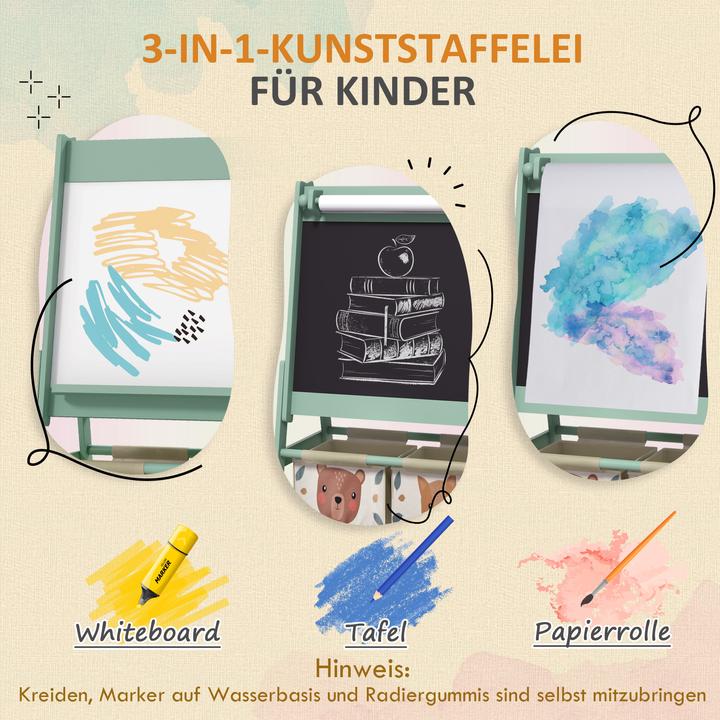 Produktbild Aiyaplay Kindertafel mit Papierrolle und Hängebeutel