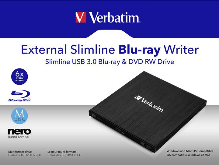 Productafbeelding Verbatim Slimline (Blu-ray schijf)