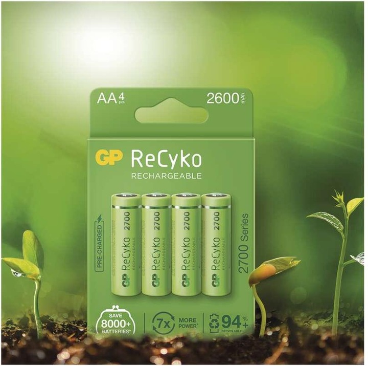 Produktbild GP Batteries Akku GP 2 x Akkus aa/r6 GP recyko pro ni-mh 2000mah 210aahcb-5eb2 (2 Stk., AA, 2000 mAh)