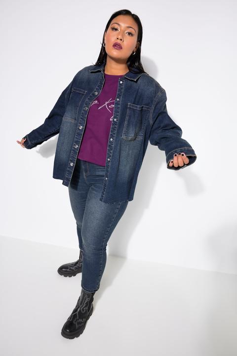 Produktbild Studio Untold Jeanshemd, Oversize Shape, Vintage-Optik (56)