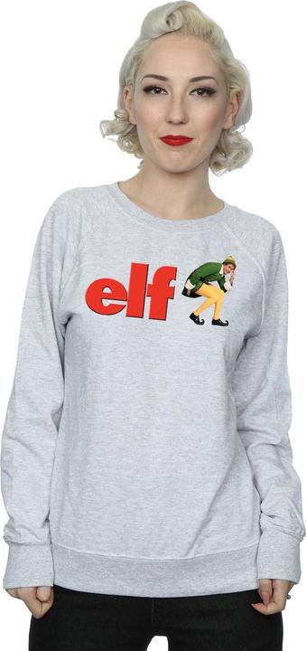 Actual product image Elf Womens/Ladies Crouching Logo Sweatshirt (XXL)