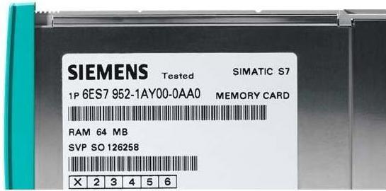 Produktbild Siemens 6ES7952-1AL00-0AA0 SPS-Memory Card