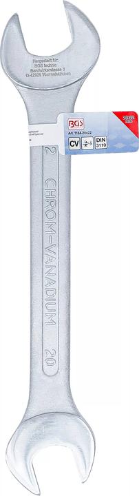 Produktbild BGS Doppel-Maulschlüssel SW 20 x 22 mm (20 mm, 22 mm)