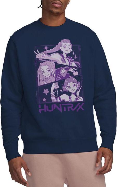 Image du produit K-Pop Demon Hunters - Sweat motif Huntr/X style Panneau - Adulte (L)
