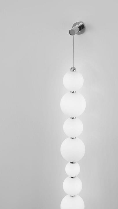 Immagine prodotto Nova Luce PERLA Applique LED cromo 42W bianco caldo 10x9x105cm dimmerabile 9186920