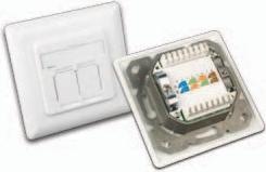 Produktbild Wirewin RJ-45 Unterputz Datendose, 2-Ports