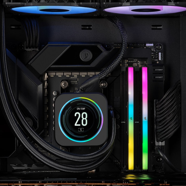 Produktbild Corsair Vengeance RGB (2 x 32GB, 6000 MHz, DDR5-RAM, DIMM)
