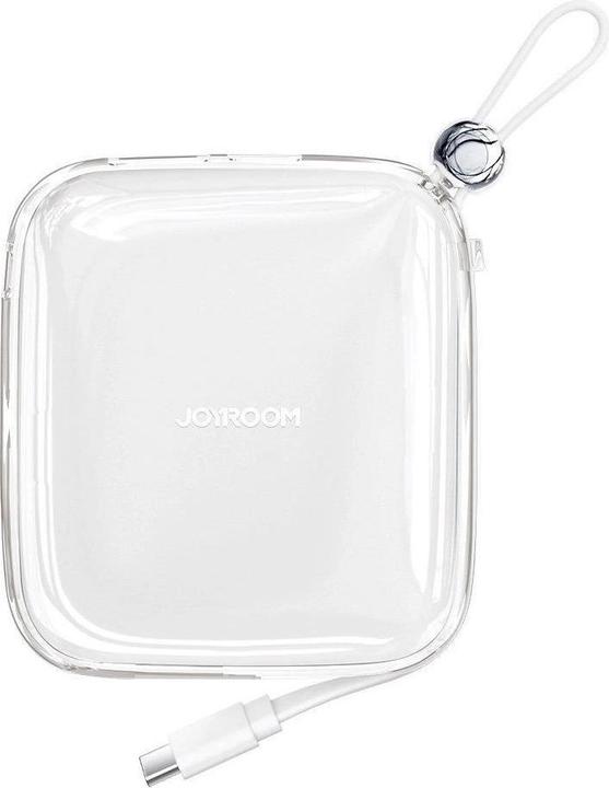 Joyroom Powerbank JR-L005 Jelly 10000mAh, Lightning (White) (10000 mAh, 12 W, 37 Wh)