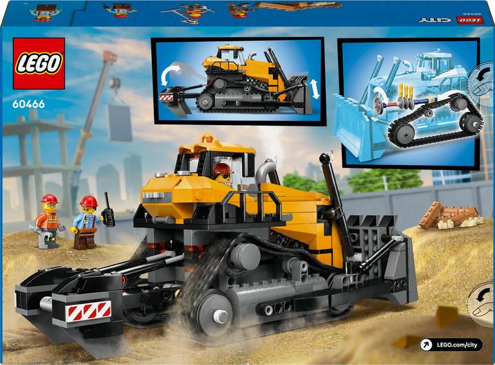 Actual product image LEGO Gelber Bulldozer mit Frontlader