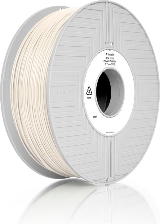 Produktbild Verbatim Primalloy Filament (Primalloy, 1.75 mm, 500 g, Weiss)