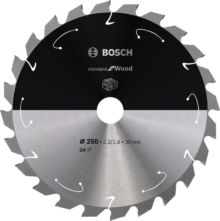 Actual product image Bosch Professional Zubehör PRO Wood cordless circular saw blade, 250 x 2.2 x 30 mm
