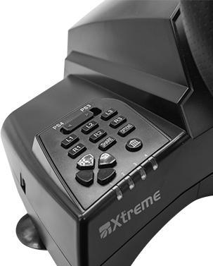 Actual product image Xtreme Hurricane Black USB Steering + Analog/Digital Pedals PlayStation 5 (PS5)