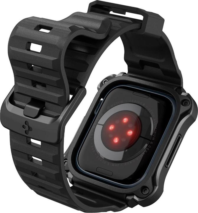 Actual product image Spigen Tough Armor PRO Apple Watch 7/8 45mm czarny/metal black ACS05237