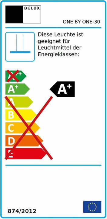 Energy Label Belux One By One Led Pendant Light