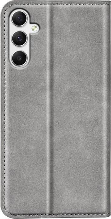 Actual product image Cover-Discount Galaxy A35 - Stand Flip Case cover grey (Samsung Galaxy A35)