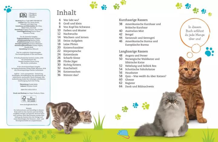 Produktbild Alles über deine Katze (Deutsch, Frauke Bahle, 2018)