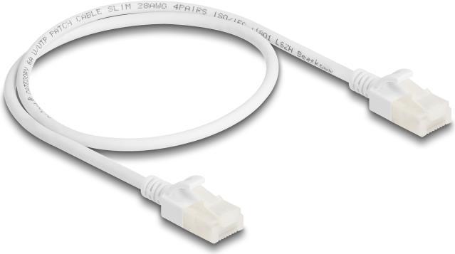 Actual product image Delock RJ45 network cable Cat.6A plug to plug with robu (U/UTP, CAT6a, 0.50 m)