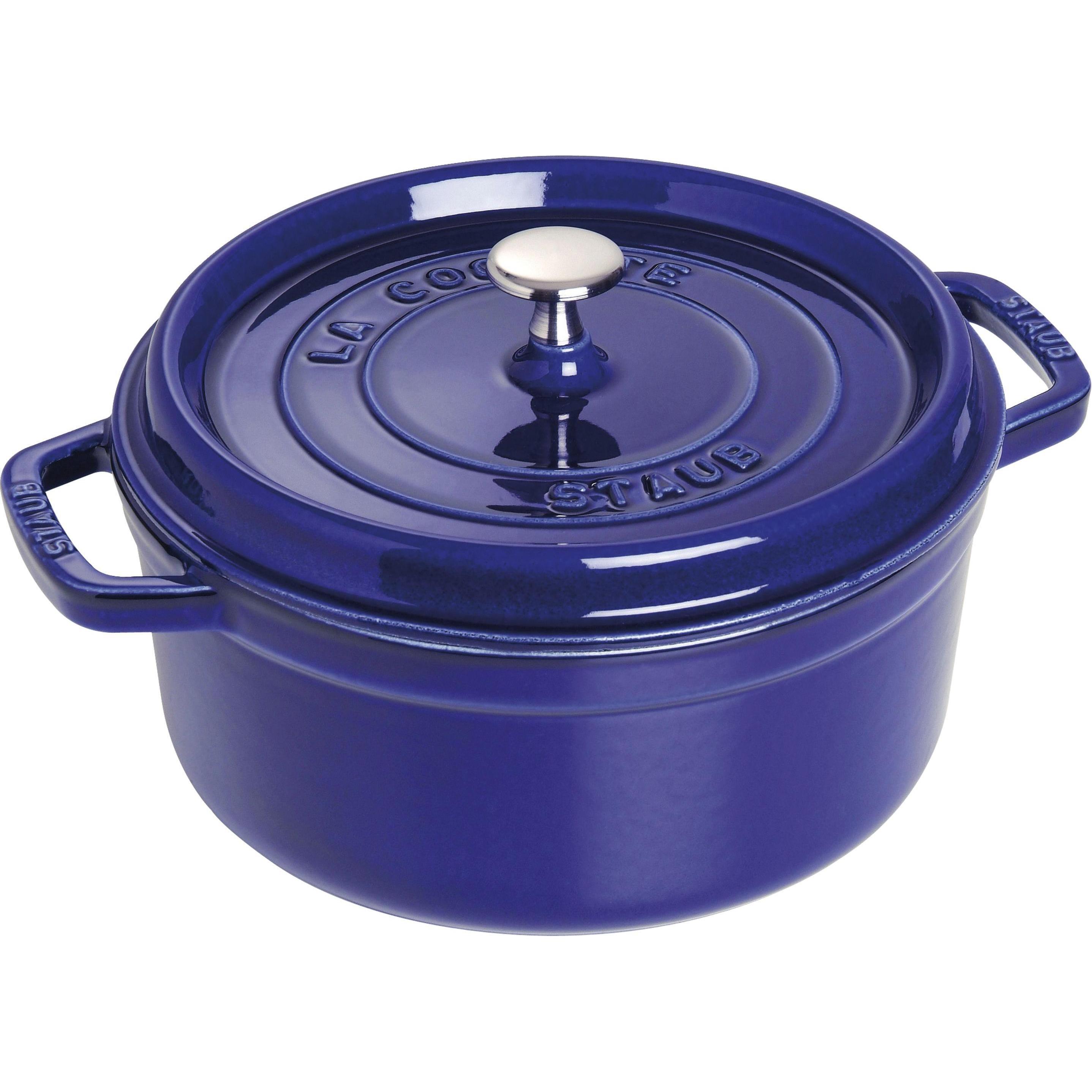 Staub Cocotte, Pfanne + Kochtopf, Blau