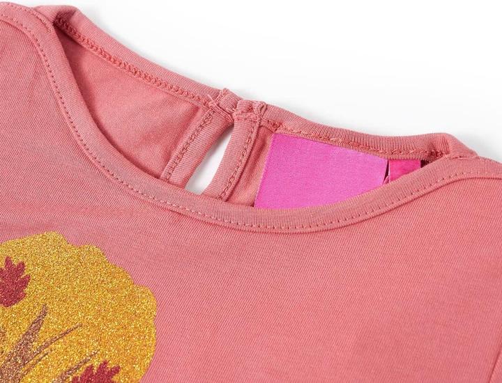 Produktbild vidaXL Kinder-Langarmshirt Altrosa 92,Material: 95 % Baumwolle. 5 (92)