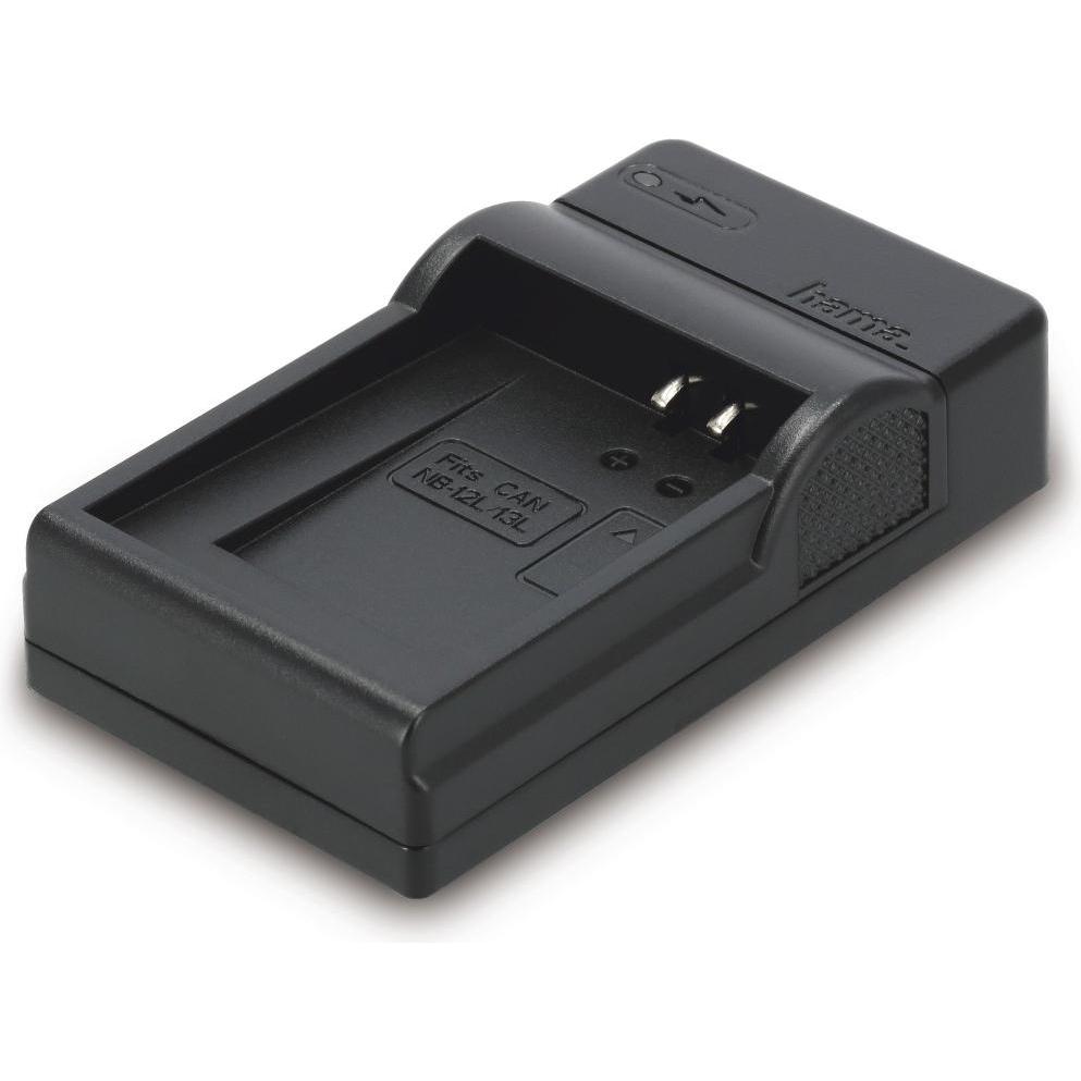 Hama Travel Batterie für Digitalkamera USB (Akku), Kamera Stromversorgung, Schwarz