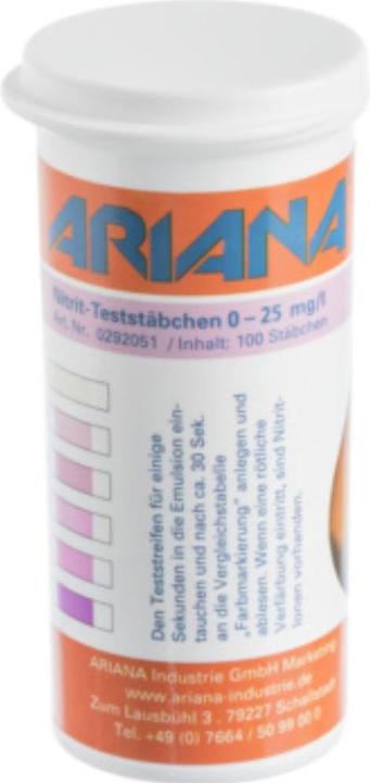 Productafbeelding Ariana Meetstaafjes TRGS 611 Nitrietgehalte 0-25 mg/l 100 stuks.