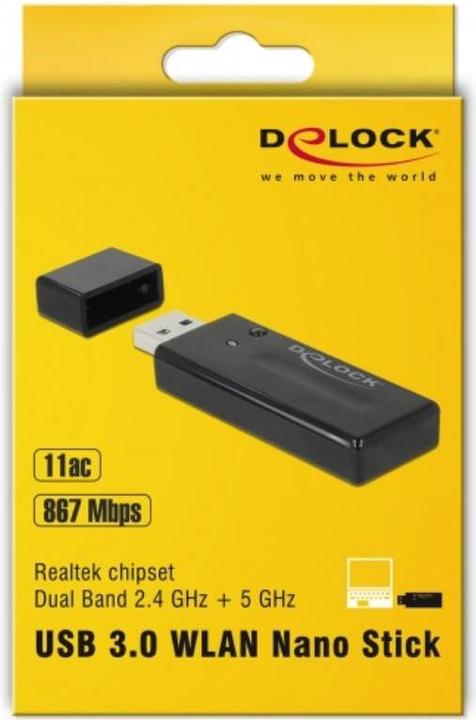 Image du produit Delock Clé USB3.0 WLAN bi-bande ac/a/b/g/n (USB)