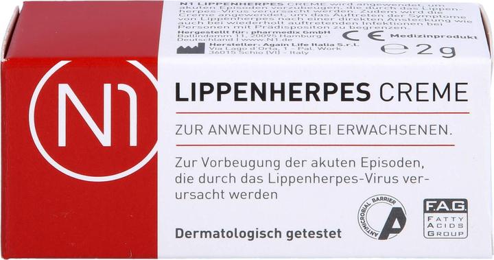 Produktbild Pharmedix N1 Lippenherpes Creme