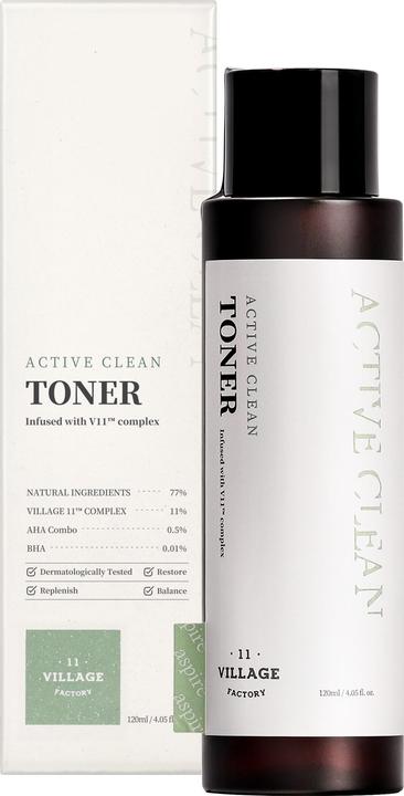 Produktbild Village 11 Factory Active clean toner (Gesichtswasser, 120 ml)