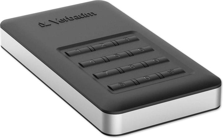 Actual product image Verbatim external HDD drive USB 3.1 Secure (1 TB)