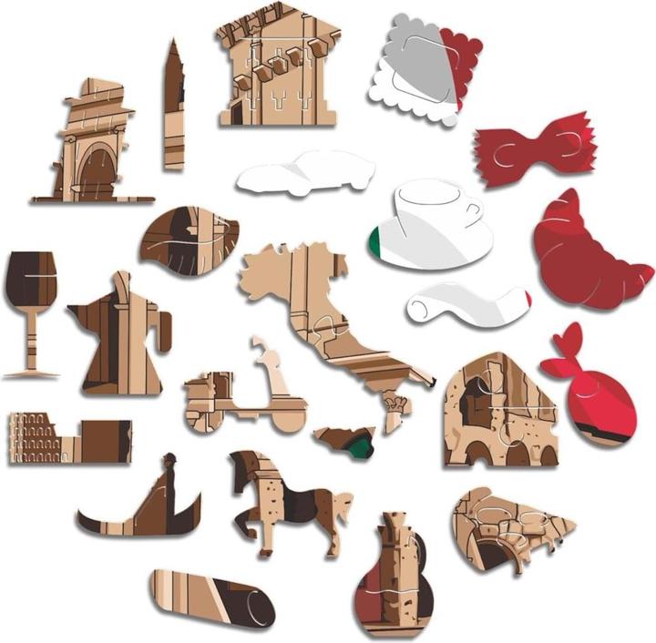 Produktbild Iconic Kolosseum in Rom - Monument Holz Puzzle Grösse S (150 Teile) (150 Teile)