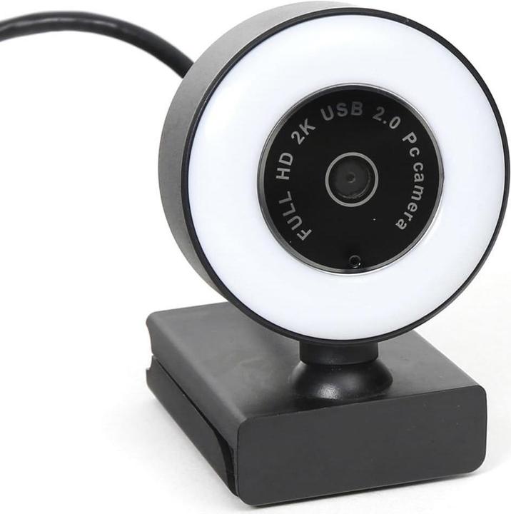 Immagine prodotto Platinet Webcam 2K LED RING (PCWC2KAF) (3.60 Mpx)