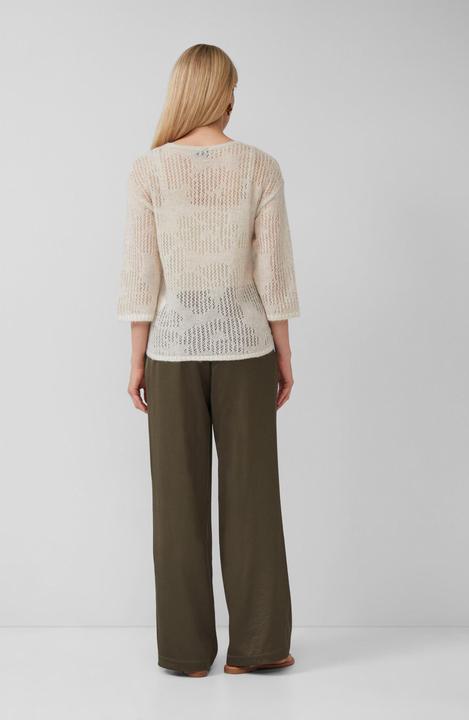 Produktbild s.Oliver Strickpullover Semitransparenter Pullover aus Alpakamix (40)