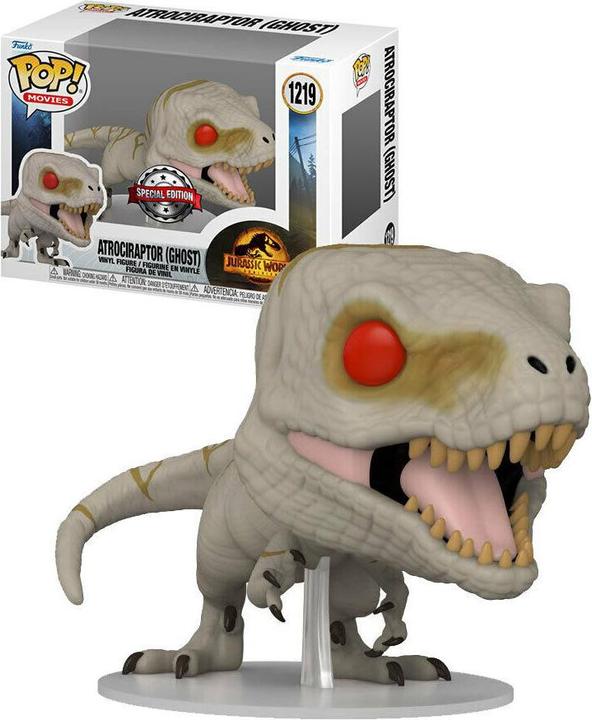 Actual product image Funko Pop! Jurassic Dominion Atrociraptor Ghost (1219) EXM