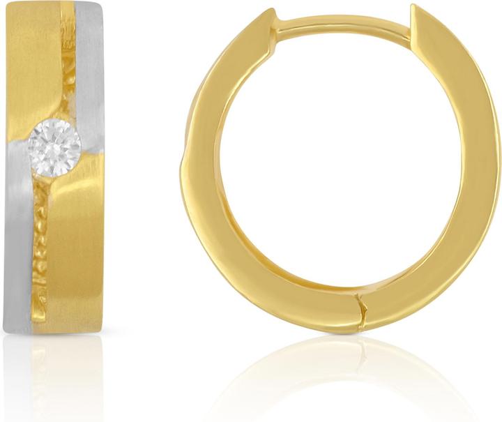 Image du produit Muau Créoles (750/18 K Or jaune, Or blanc 750/18 K)