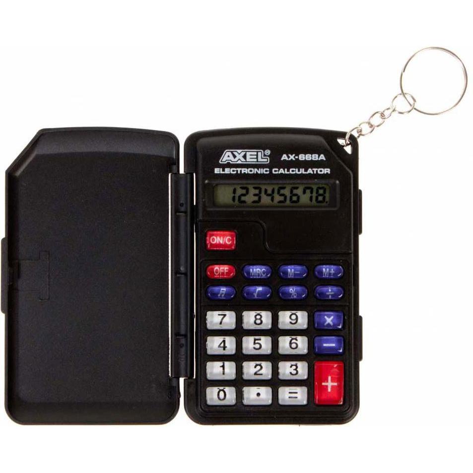 Axel & Ash , Calcolatrice, Axel Ax-668A Taschenrechner (Batterie)