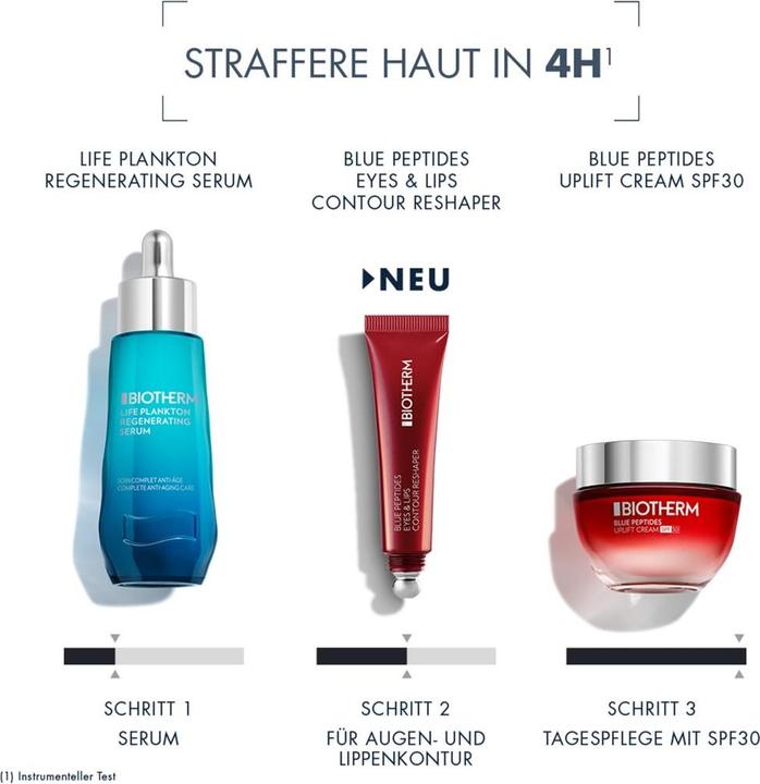 Produktbild Biotherm Blue Peptides (Augenpflege Crème, 15 ml, Tag + Nacht)