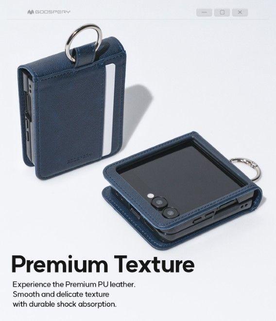 Actual product image Goospery Basic Diary Case Series Hülle (Samsung Galaxy Z Flip7)