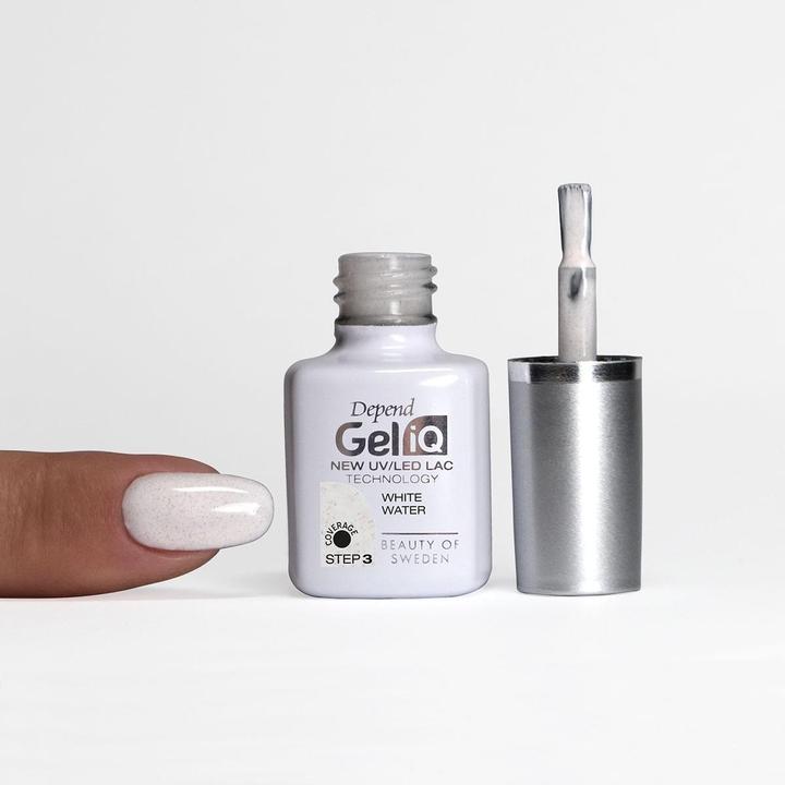 Image du produit Depend Gel iQ Color - Gel iQ White Water 5 ml (Blanc, Vernis à ongles effet gel)