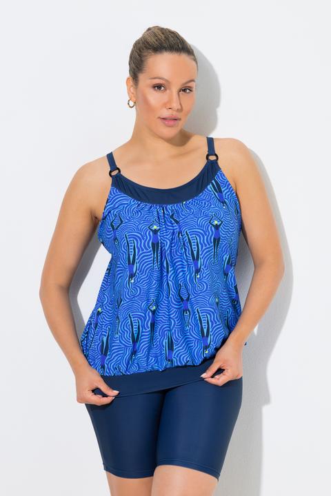 Actual product image Ulla Popken Wave Print Tankini Set (54, 56)
