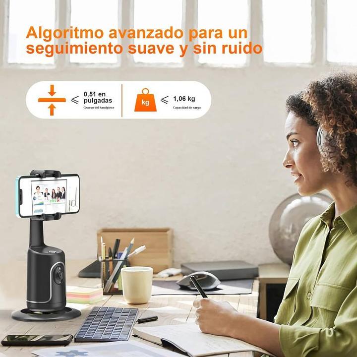 Immagine prodotto PhoneLook Stabilizzatore per smartphone per selfie con tracciamento del volto, rotazione a 360 gradi e