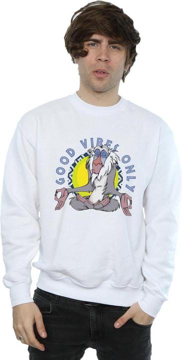 Actual product image Disney Mens The Lion King Rafiki Good Vibes Only Sweatshirt (L)