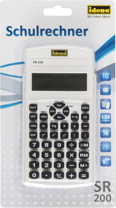 Produktbild Idena Schulrechner SR 200 10-stellig (Batterien)