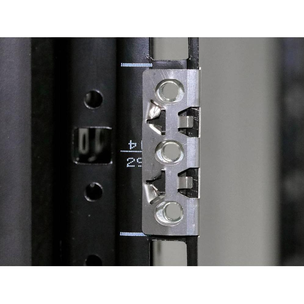 Thumbnail - Rittal fastener, 1U with contact, Type M5, Serverschrank Zubehör, Silber