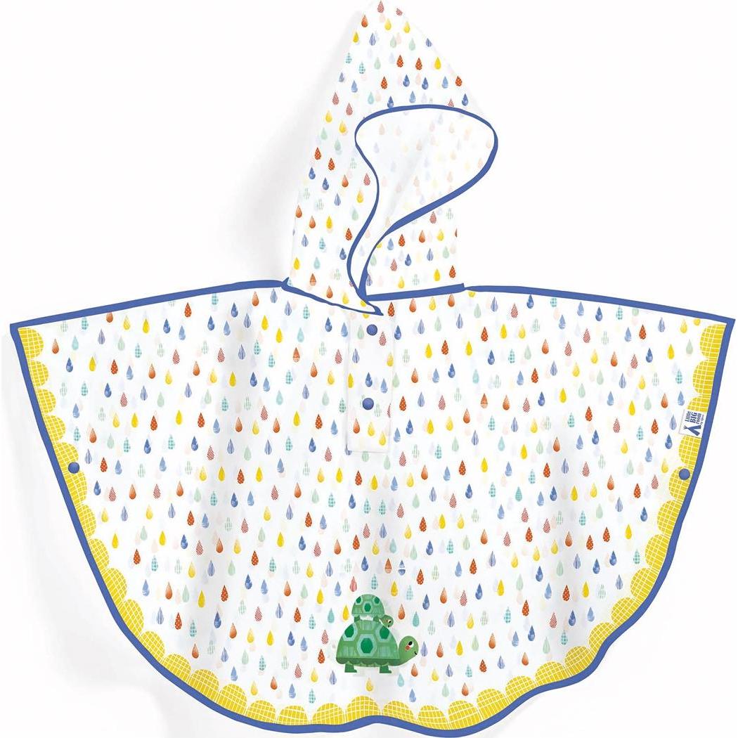 Djeco, Jungen, Regenschirm, Regencape - Schildkröte, Mehrfarbig