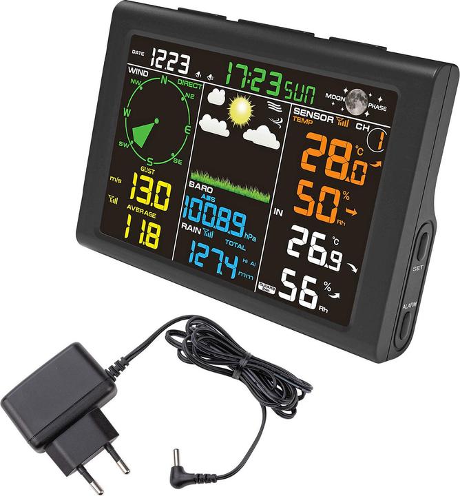 Produktbild Dema Funkwetterstation Thermometer mit Farbdisplay