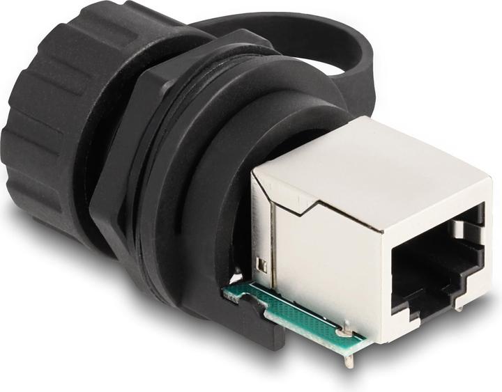 Actual product image Delock Cable connector RJ50 socket to RJ50 socket for installation (Network coupling)