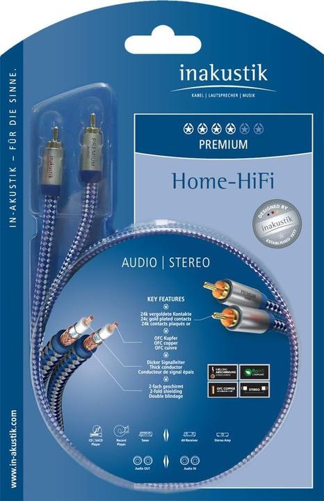 Produktbild Inakustik Cinch – Cinch (5 m, Cinch)